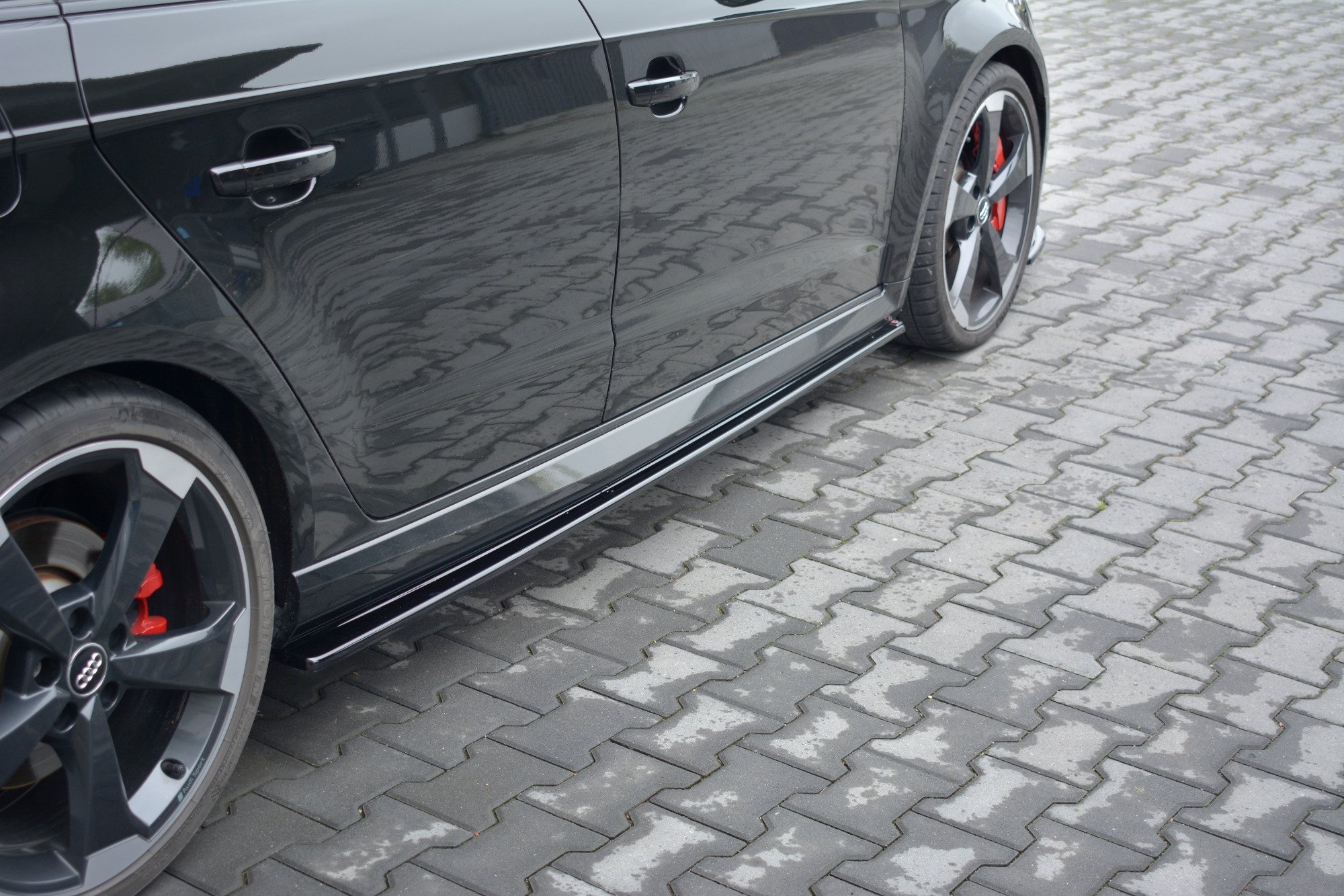 Side Skirts Diffusers Audi RS3 8V FL Sportback - Image 4