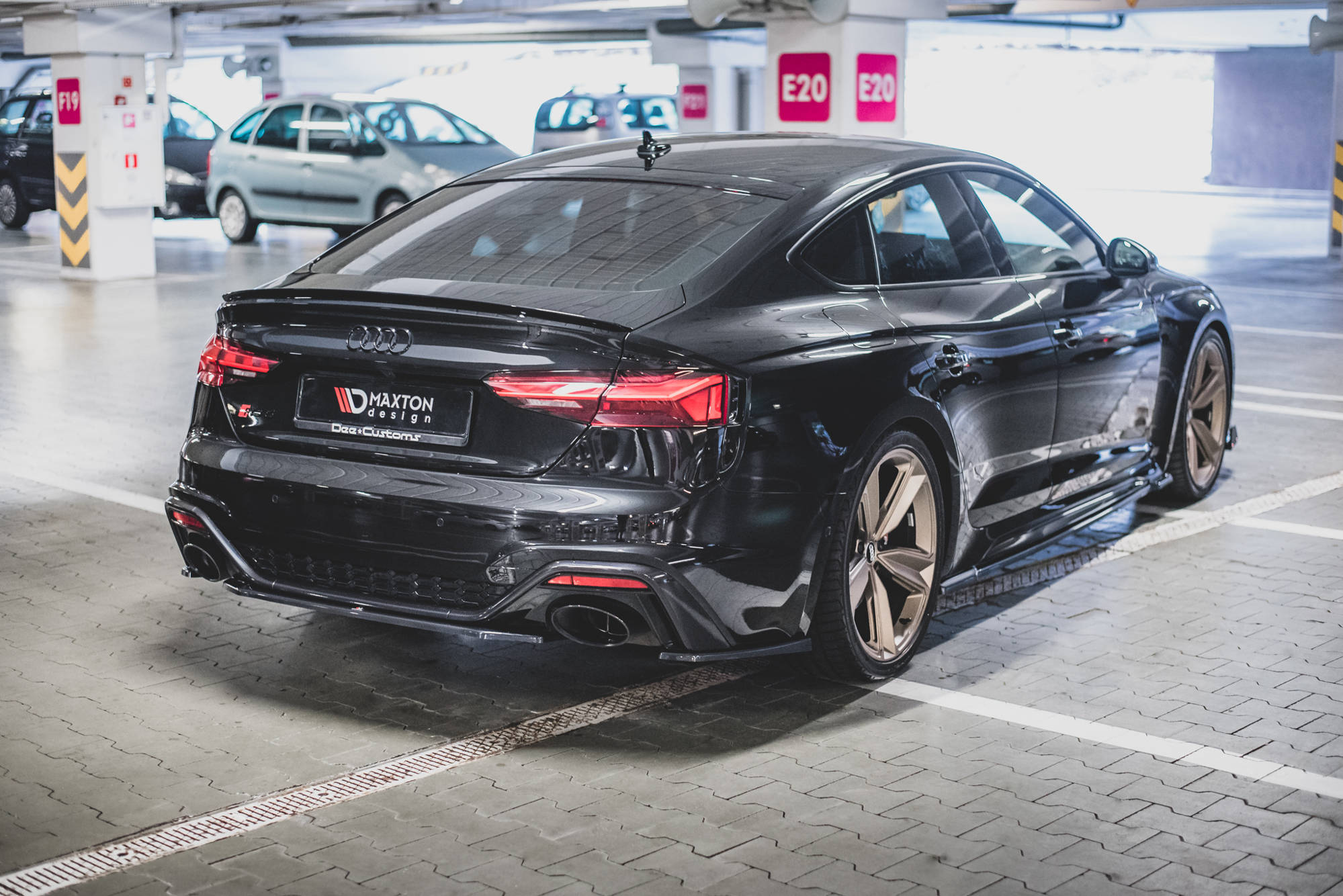 Side Skirts Diffusers Audi RS5 Sportback F5 Facelift - Image 3