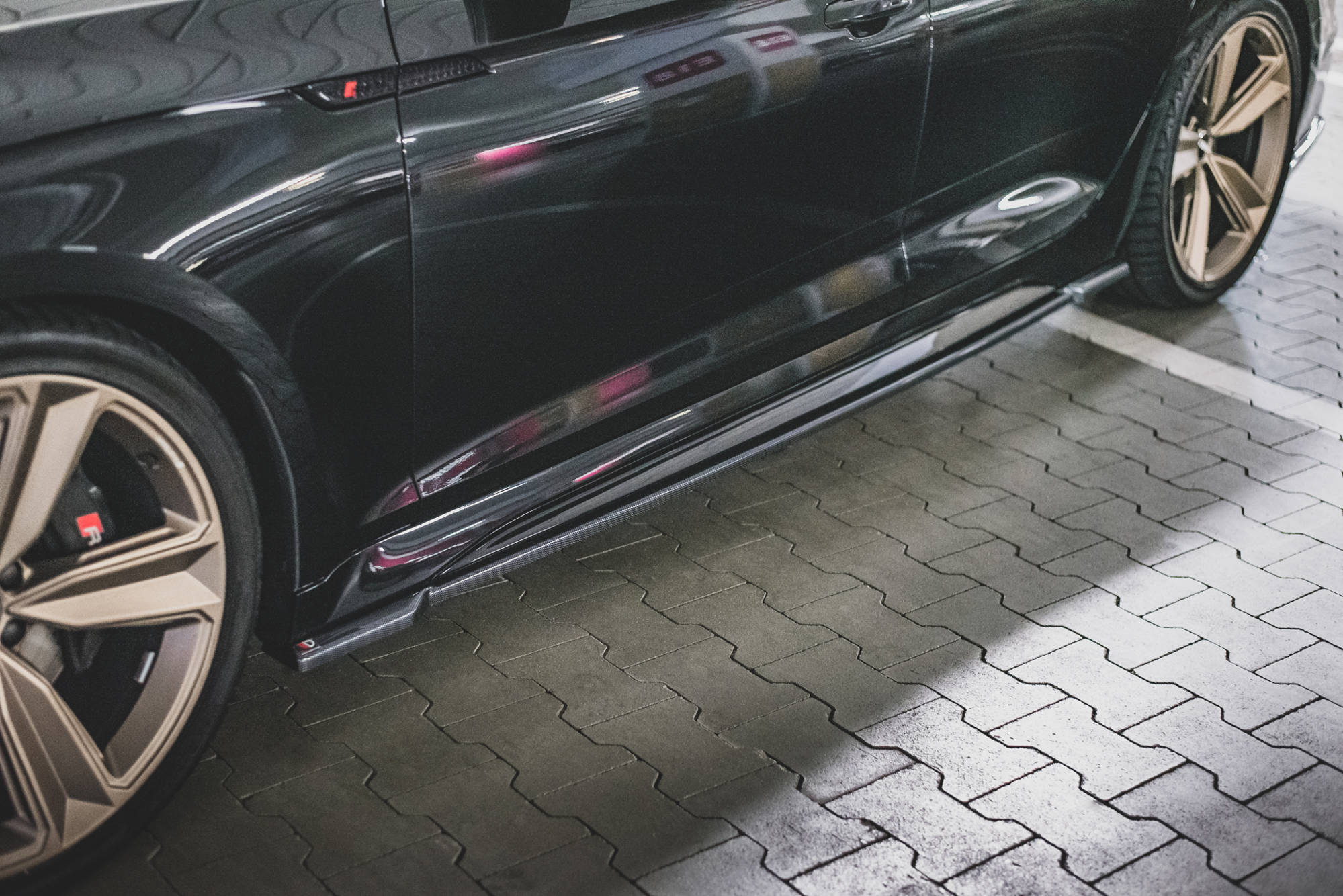 Side Skirts Diffusers Audi RS5 Sportback F5 Facelift - Image 4