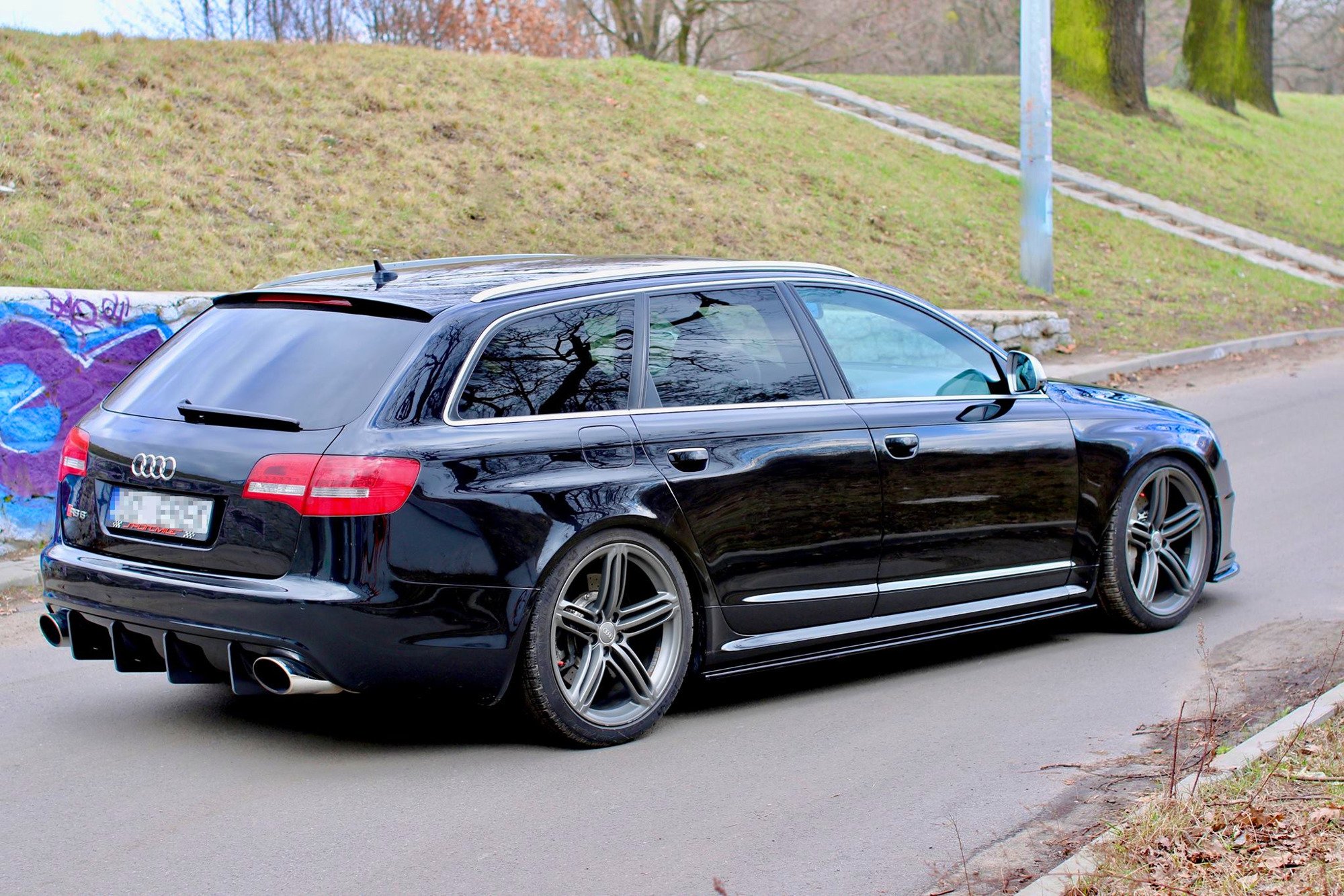 Side Skirts Diffusers Audi RS6 C6 - Image 4