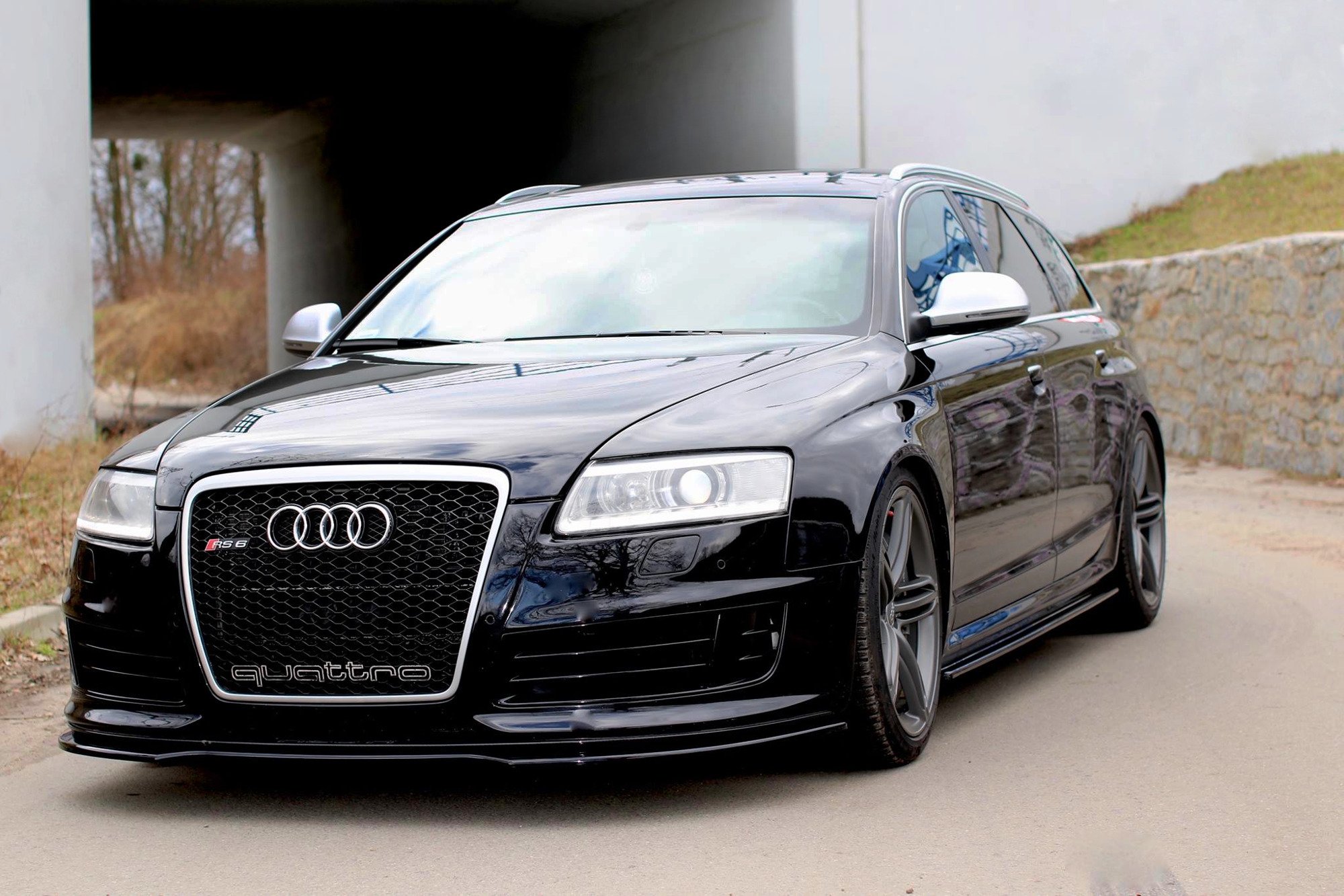 Side Skirts Diffusers Audi RS6 C6 - Image 2