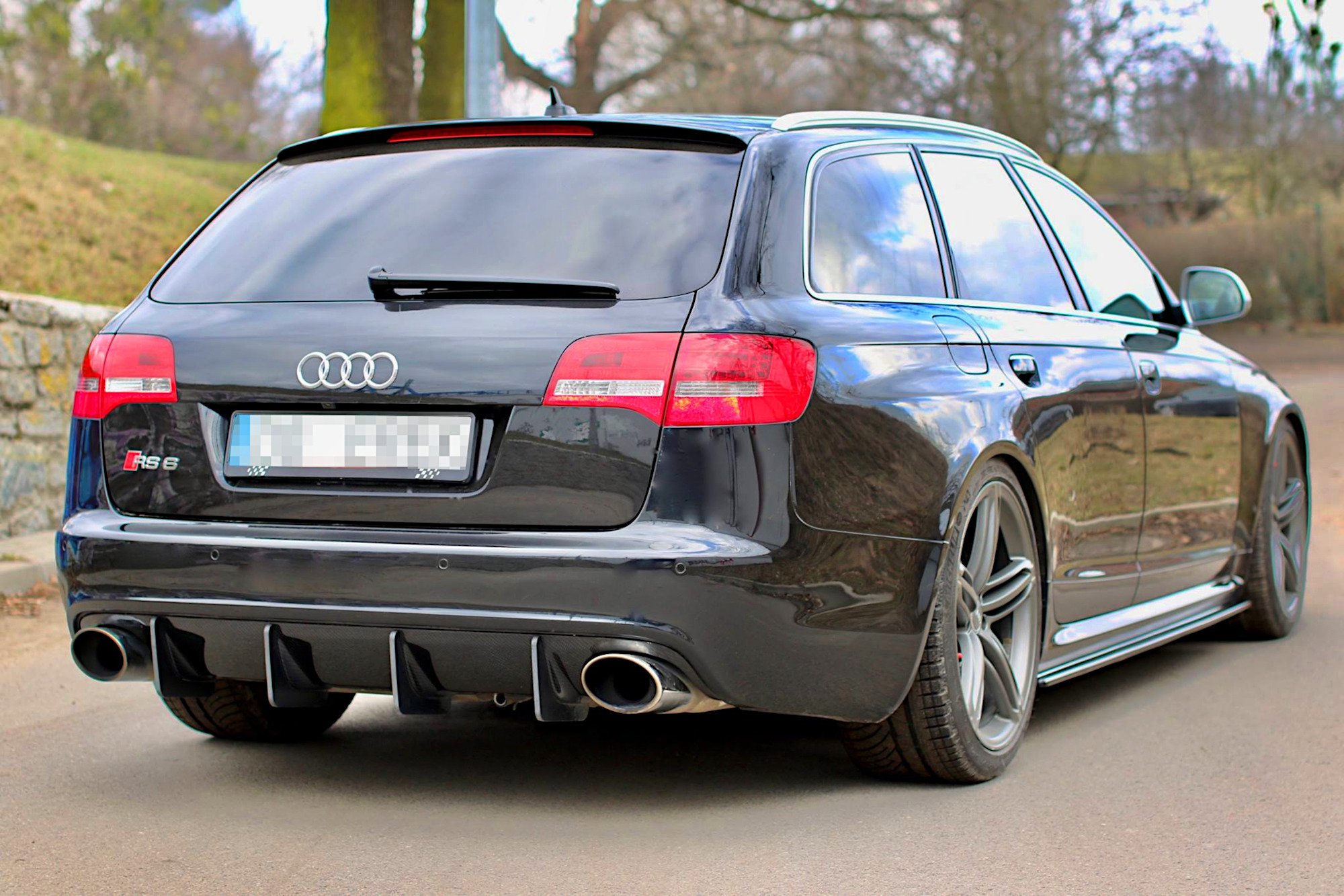 Side Skirts Diffusers Audi RS6 C6 - Image 5