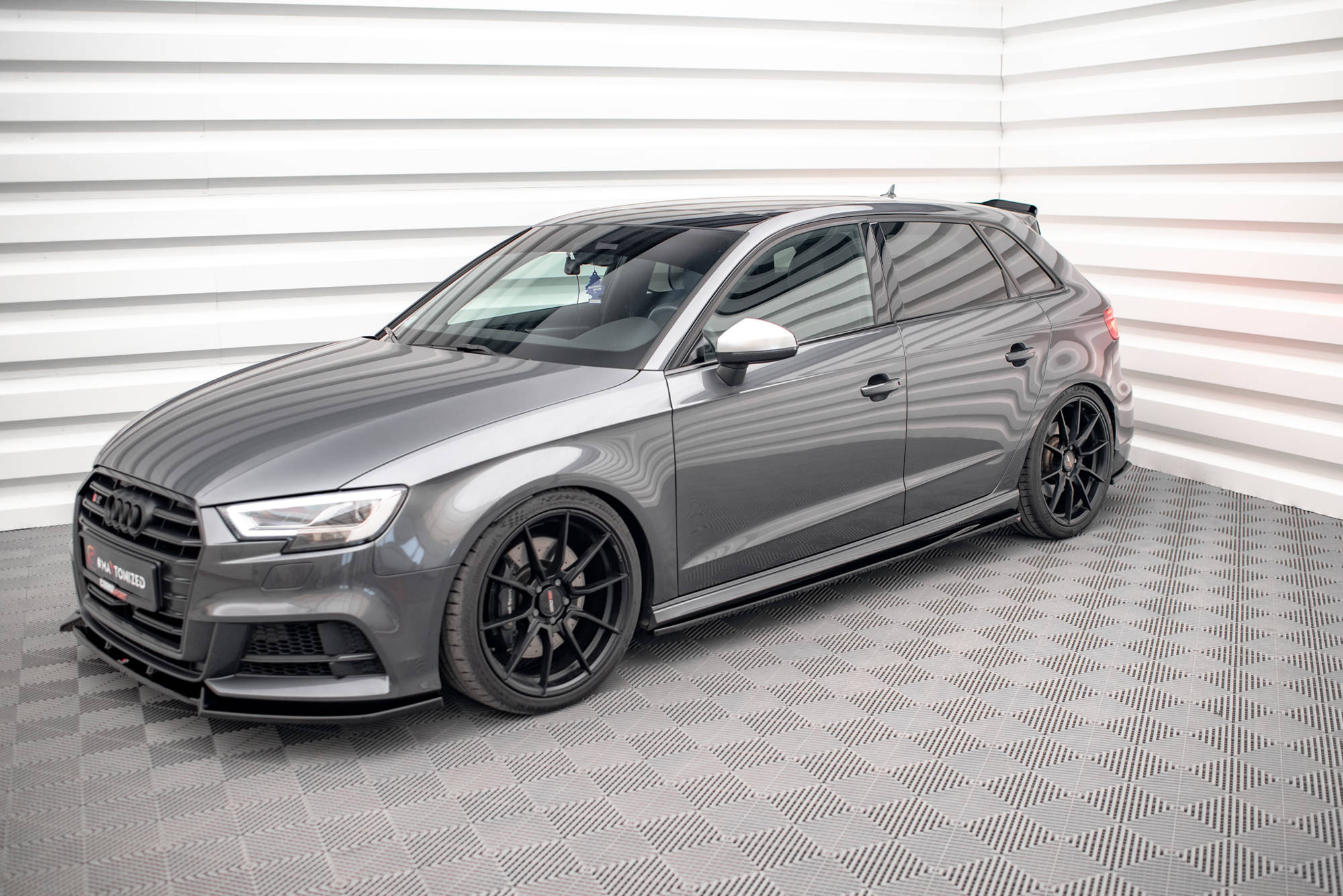 Side Skirts Diffusers Audi S3 / A3 S-Line Sportback 8V Facelift - Image 2