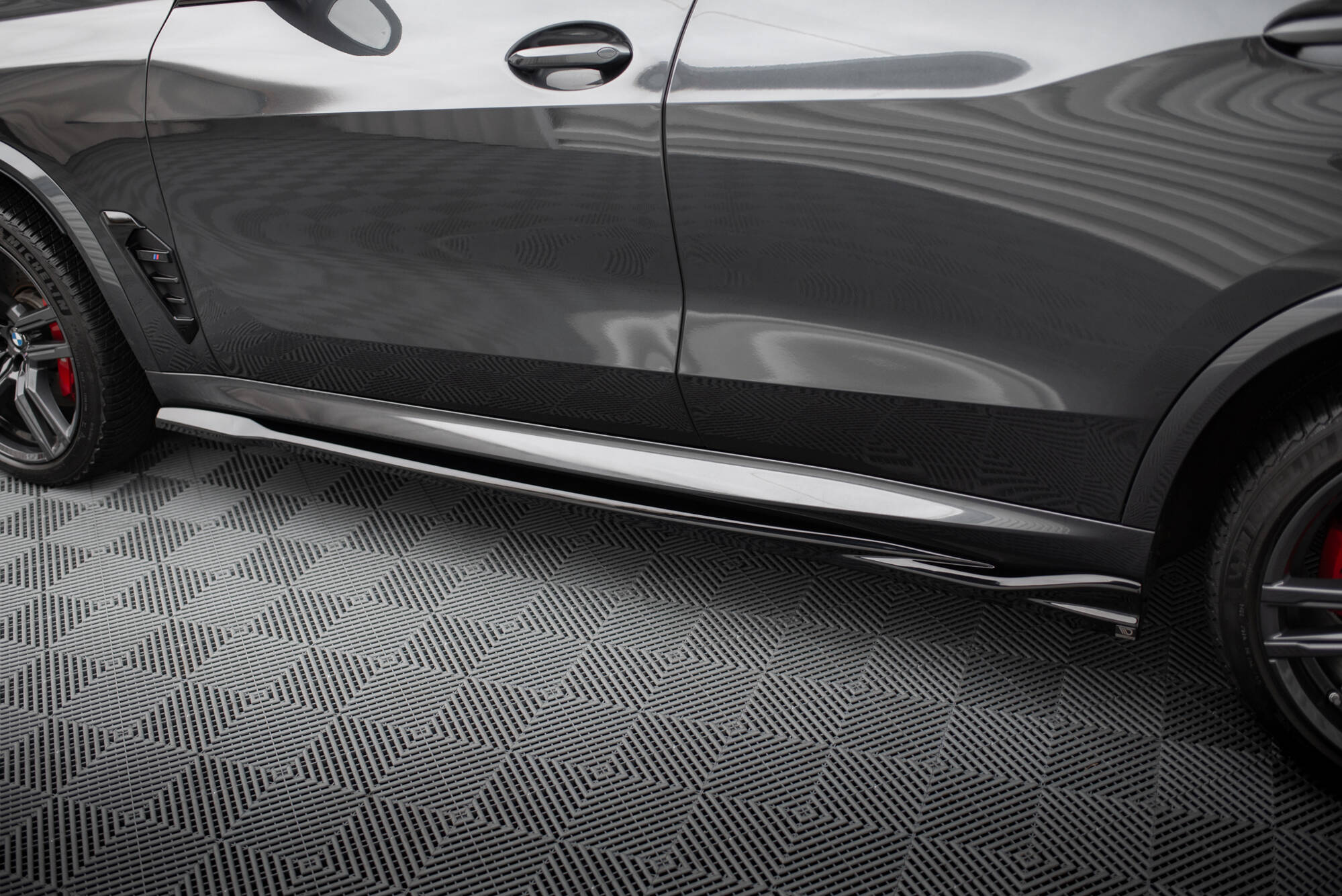Side Skirts Diffusers BMW X5 M F95 / F95 Facelift - Image 3