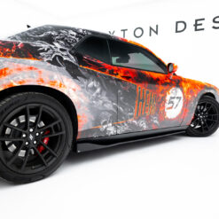 Alternative view of Side Skirts Diffusers Dodge Challenger GT Mk3 Facelift