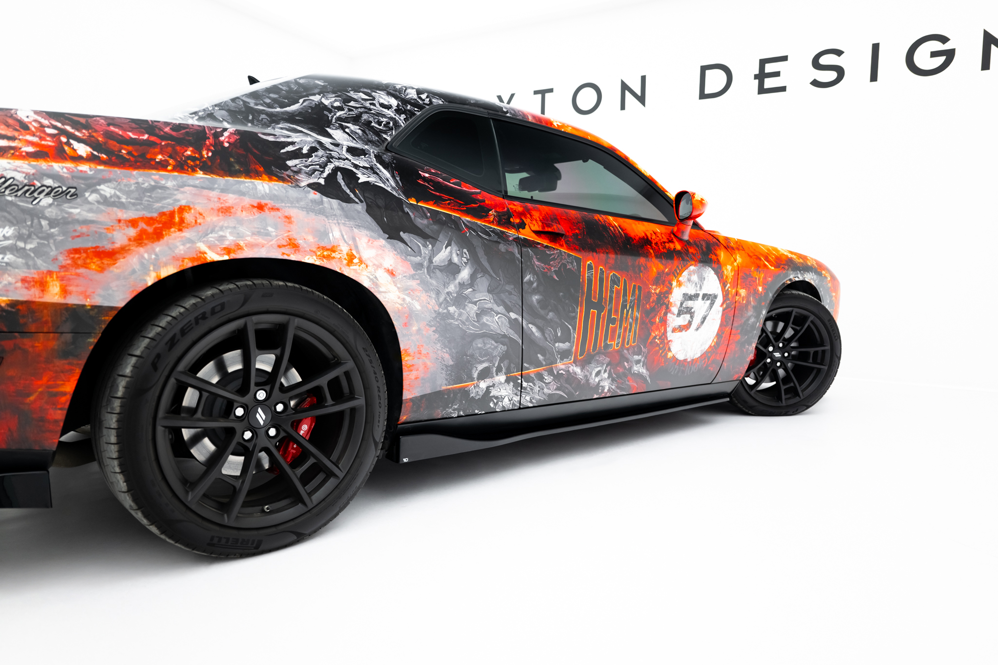 Side Skirts Diffusers Dodge Challenger GT Mk3 Facelift - Image 2