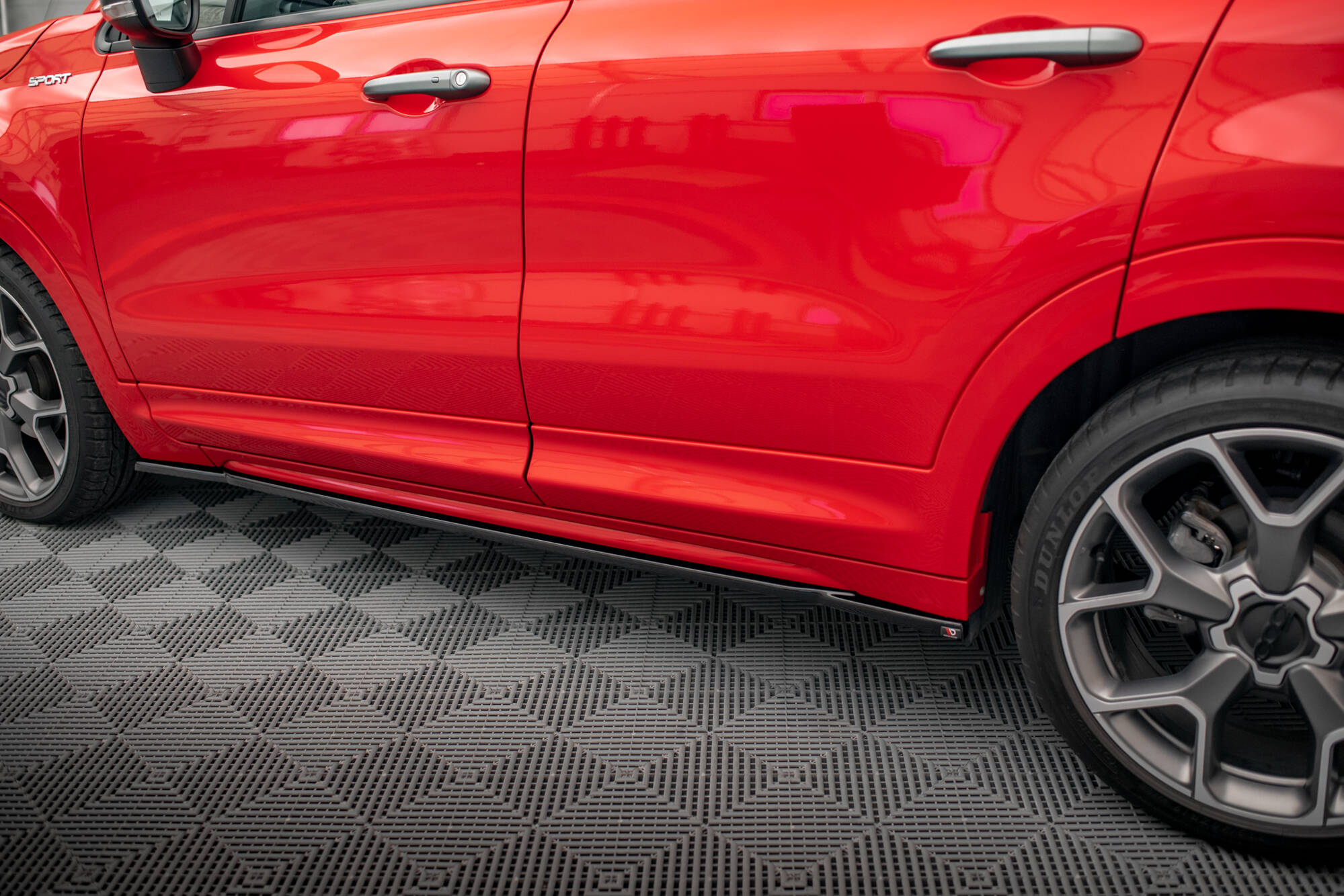 Side Skirts Diffusers Fiat 500X Sport Mk1 Facelift - Image 3