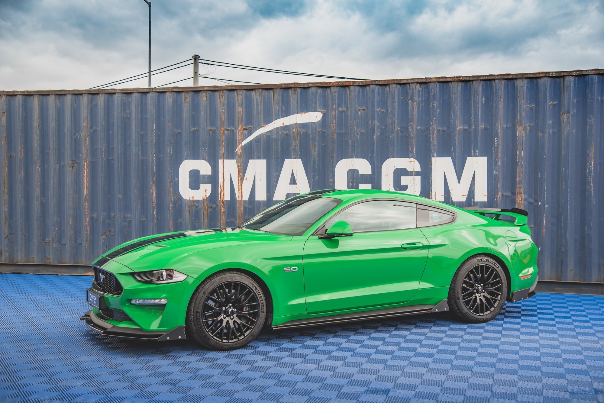 Side Skirts Diffusers + Flaps Ford Mustang GT Mk6 Facelift - Image 3