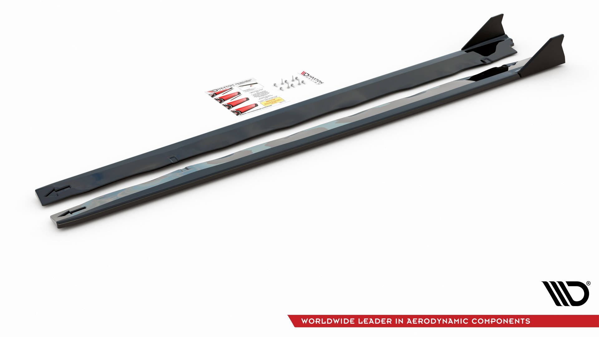 Side Skirts Diffusers + Flaps Ford Mustang GT Mk6 Facelift - Image 5