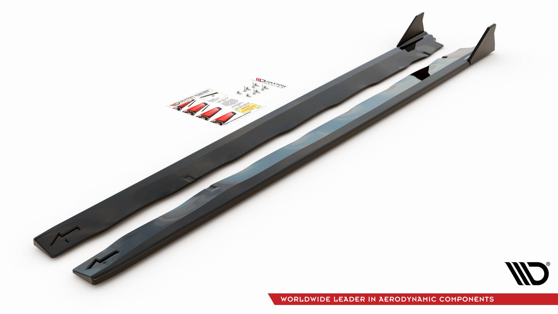 Side Skirts Diffusers + Flaps Ford Mustang GT Mk6 Facelift - Image 6