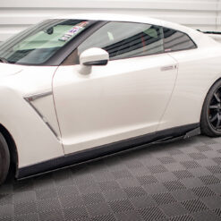 Side Skirts Diffusers + Flaps Nissan GTR R35 Facelift