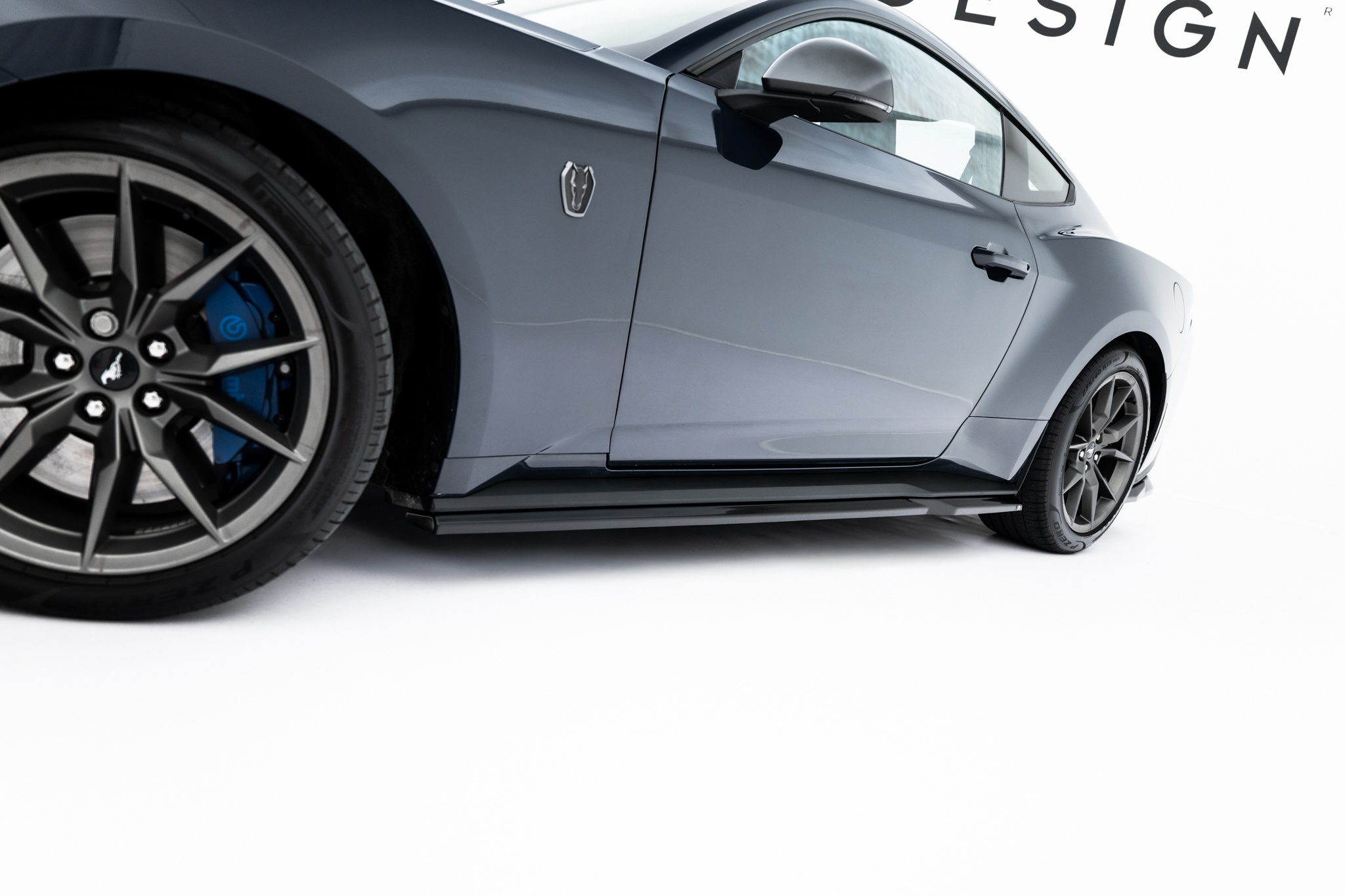 Side Skirts Diffusers Ford Mustang Dark Horse Mk7 - Image 2
