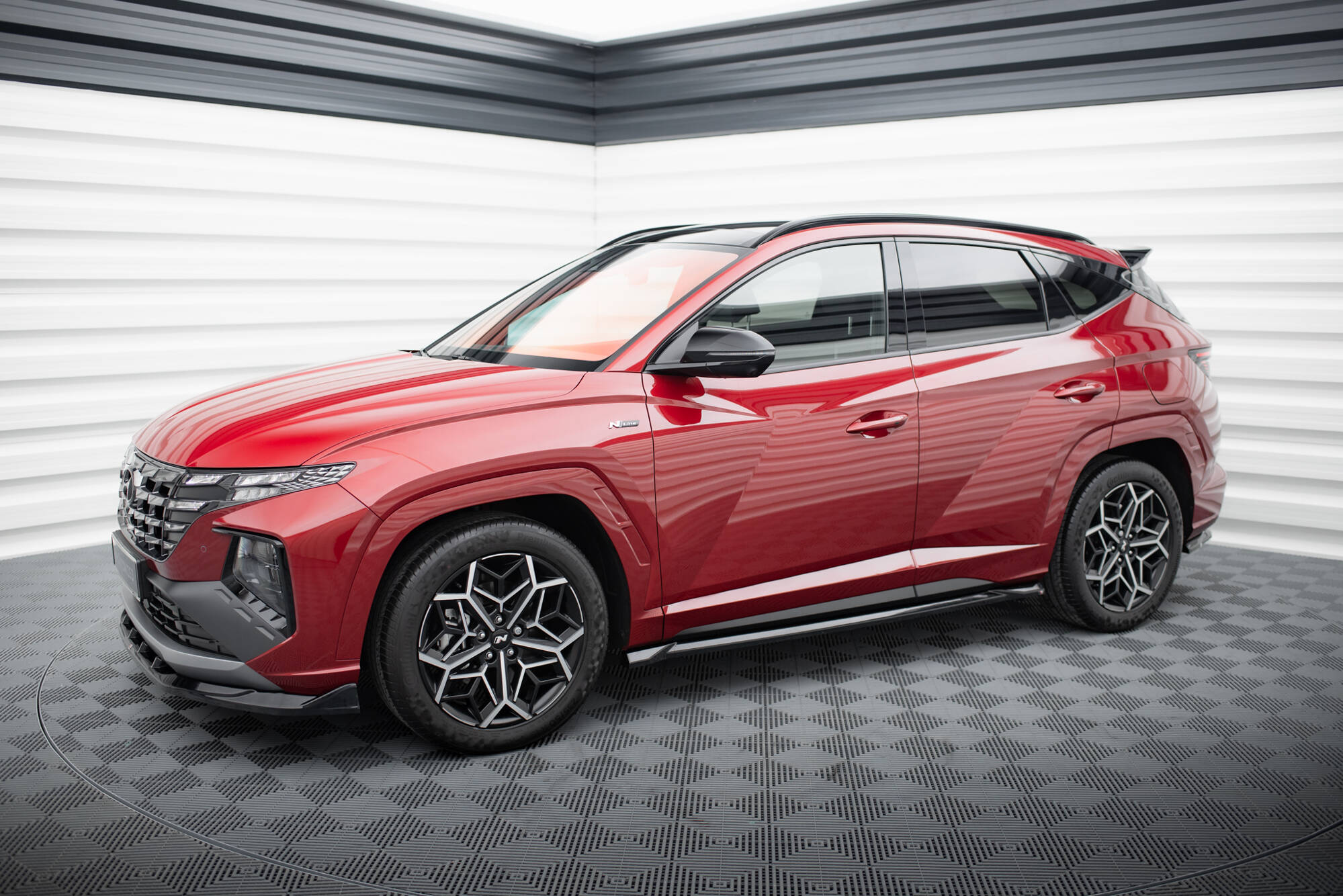 Side Skirts Diffusers Hyundai Tucson N-Line Mk4 - Image 2