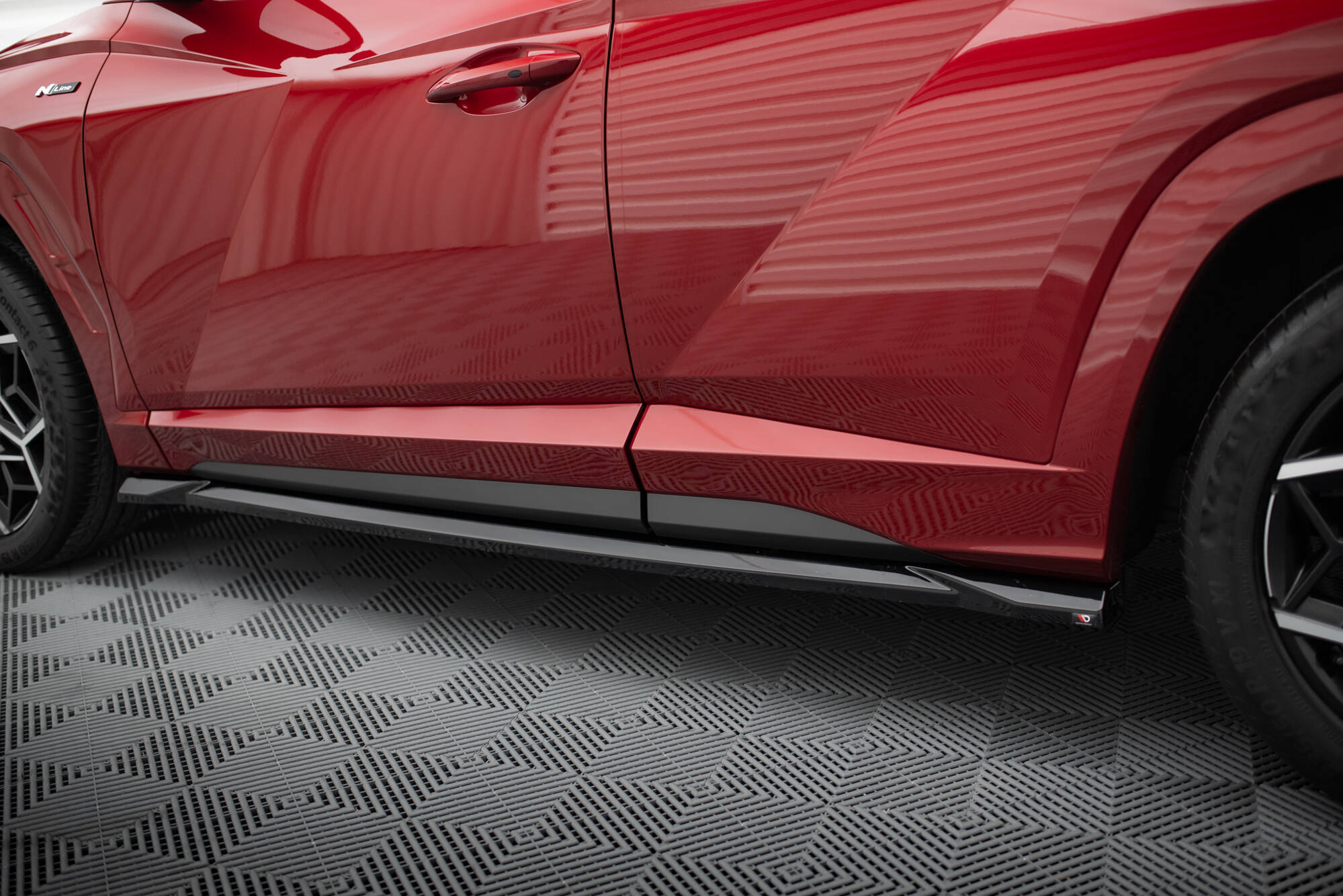 Side Skirts Diffusers Hyundai Tucson N-Line Mk4 - Image 3