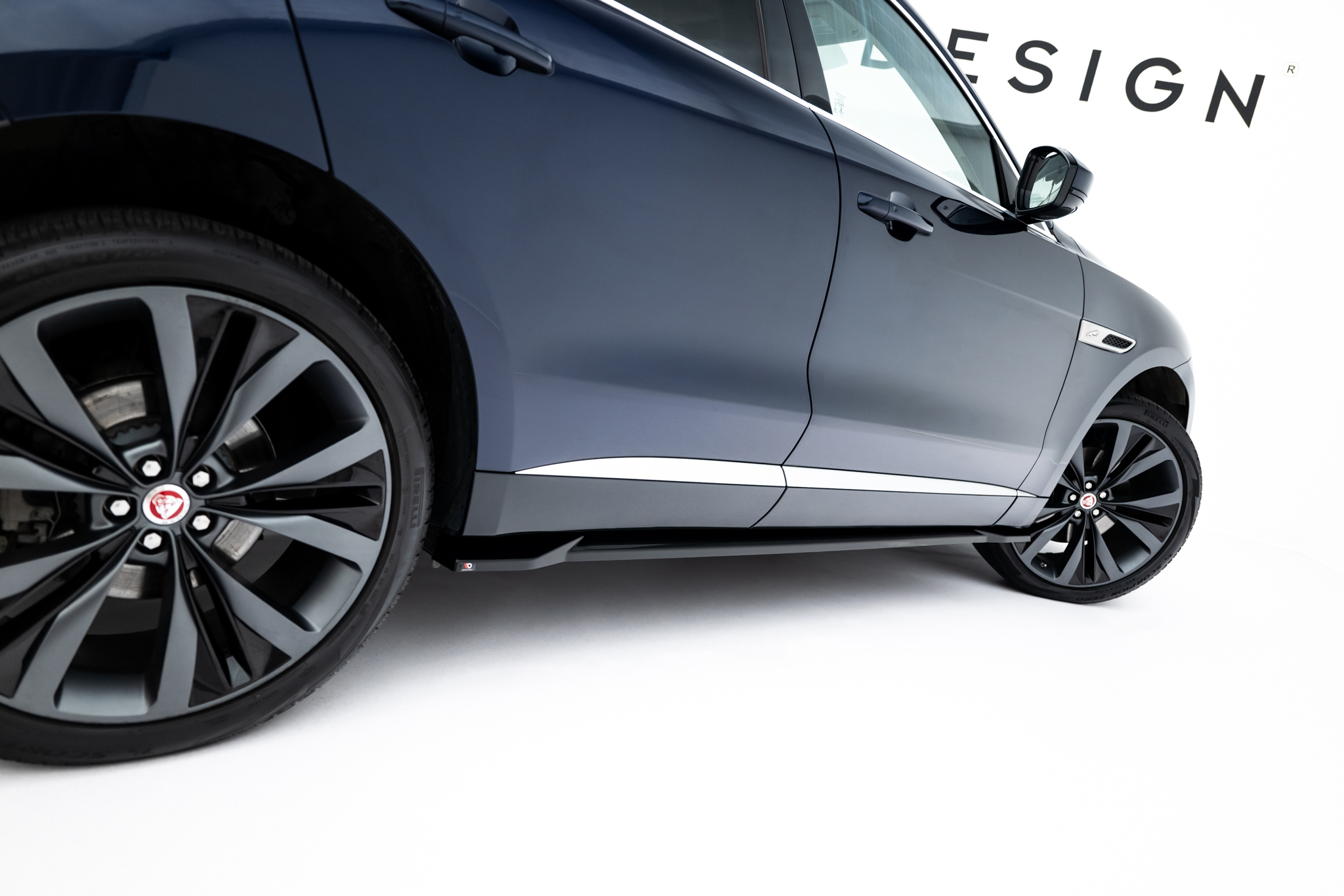 Side Skirts Diffusers Jaguar F-Pace R-Sport Mk1 Facelift - Image 3
