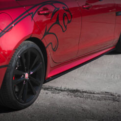 Alternative view of Side Skirts Diffusers Jaguar XE R-Dynamic X760 Facelift
