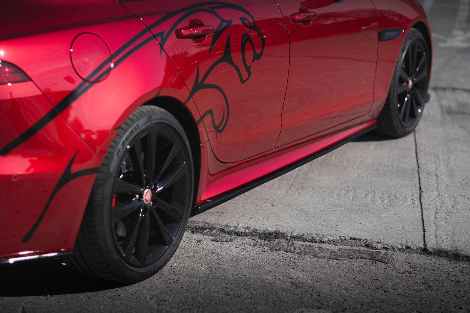 Side Skirts Diffusers Jaguar XE R-Dynamic X760 Facelift - Image 2