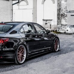 Alternative view of Side Skirts Diffusers Lexus LS Long Wheelbase Mk4 Facelift