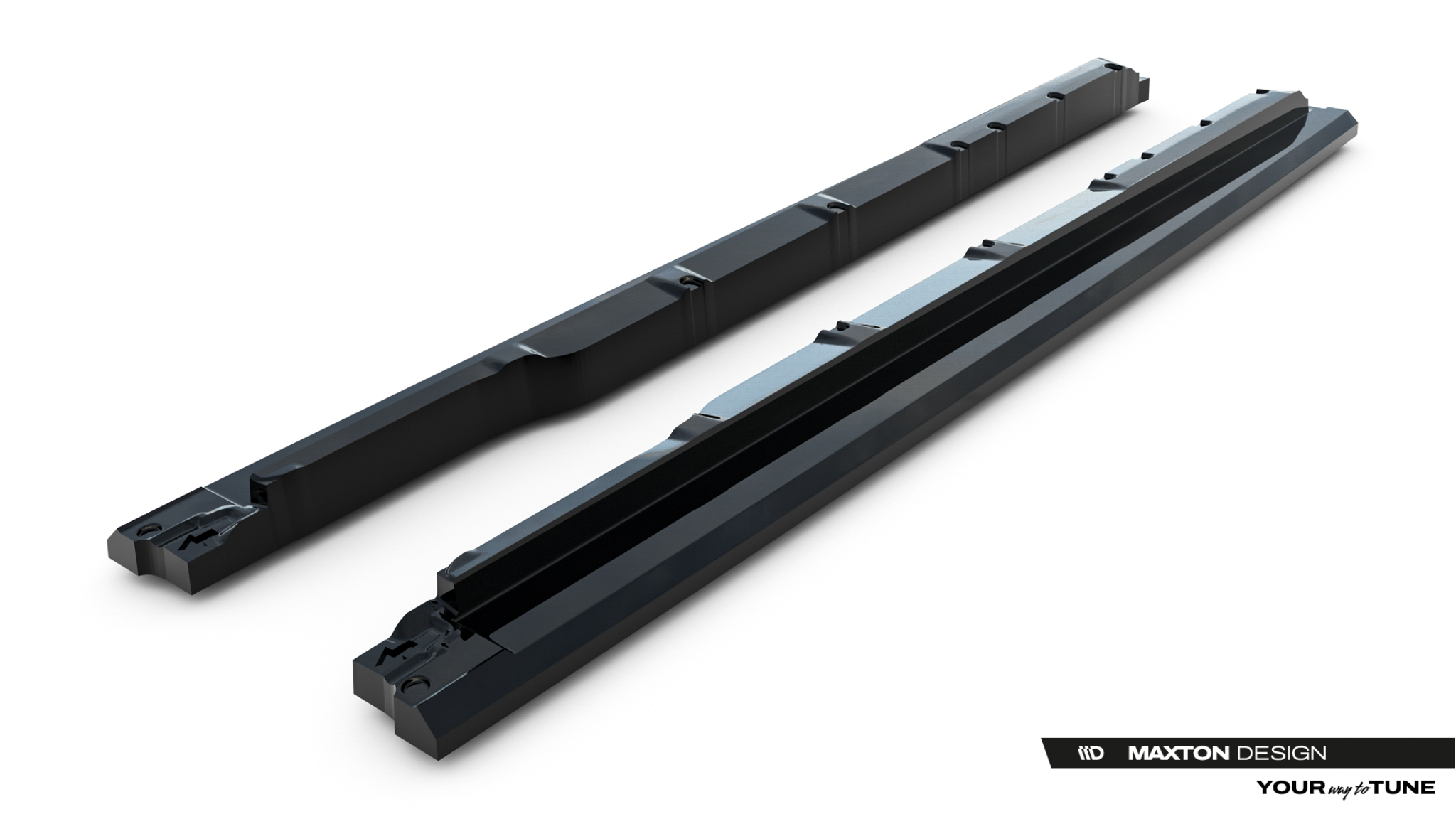 Side Skirts Diffusers Lexus RX F-Sport Mk4 Facelift (version without OEM step rails) - Image 7
