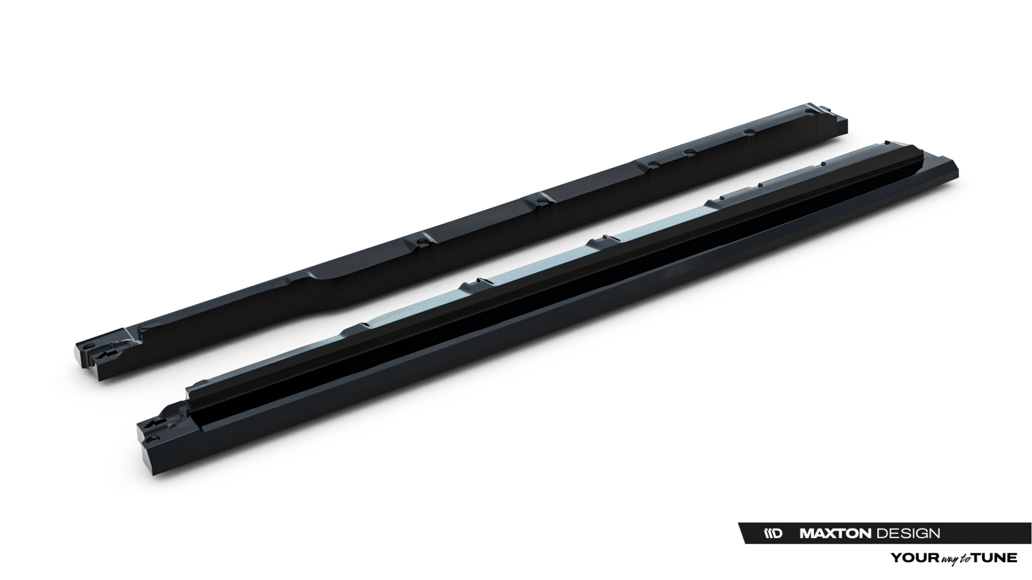 Side Skirts Diffusers Lexus RX F-Sport Mk4 Facelift (version without OEM step rails) - Image 6