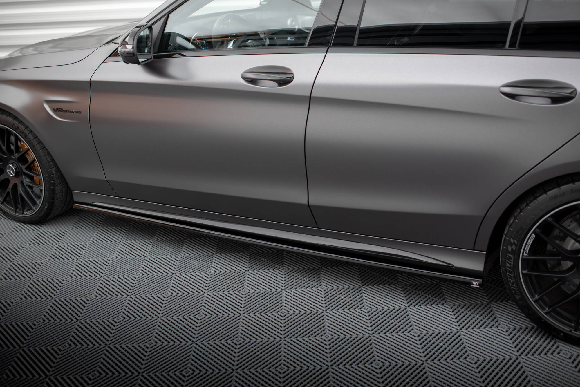 Side Skirts Diffusers Mercedes-AMG C63 Sedan / Estate W205 Facelift - Image 3