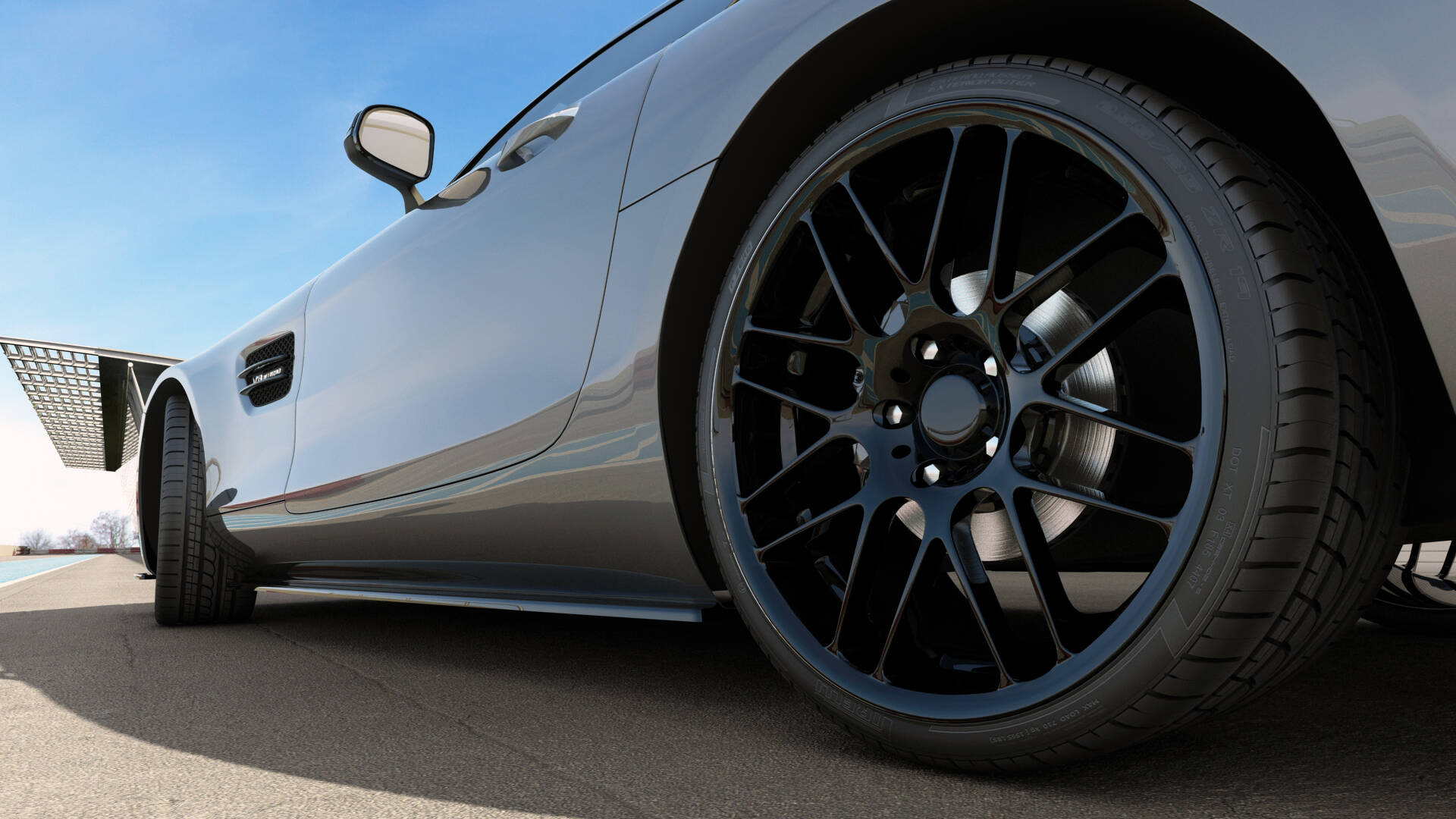 Side Skirts Diffusers Mercedes-AMG GT / GT S C190 Facelift - Image 4
