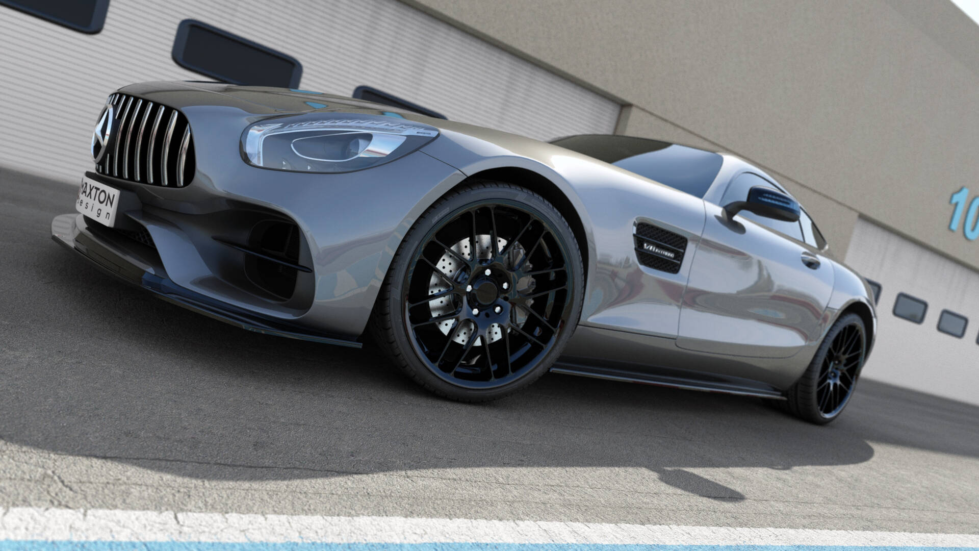 Side Skirts Diffusers Mercedes-AMG GT / GT S C190 Facelift - Image 2