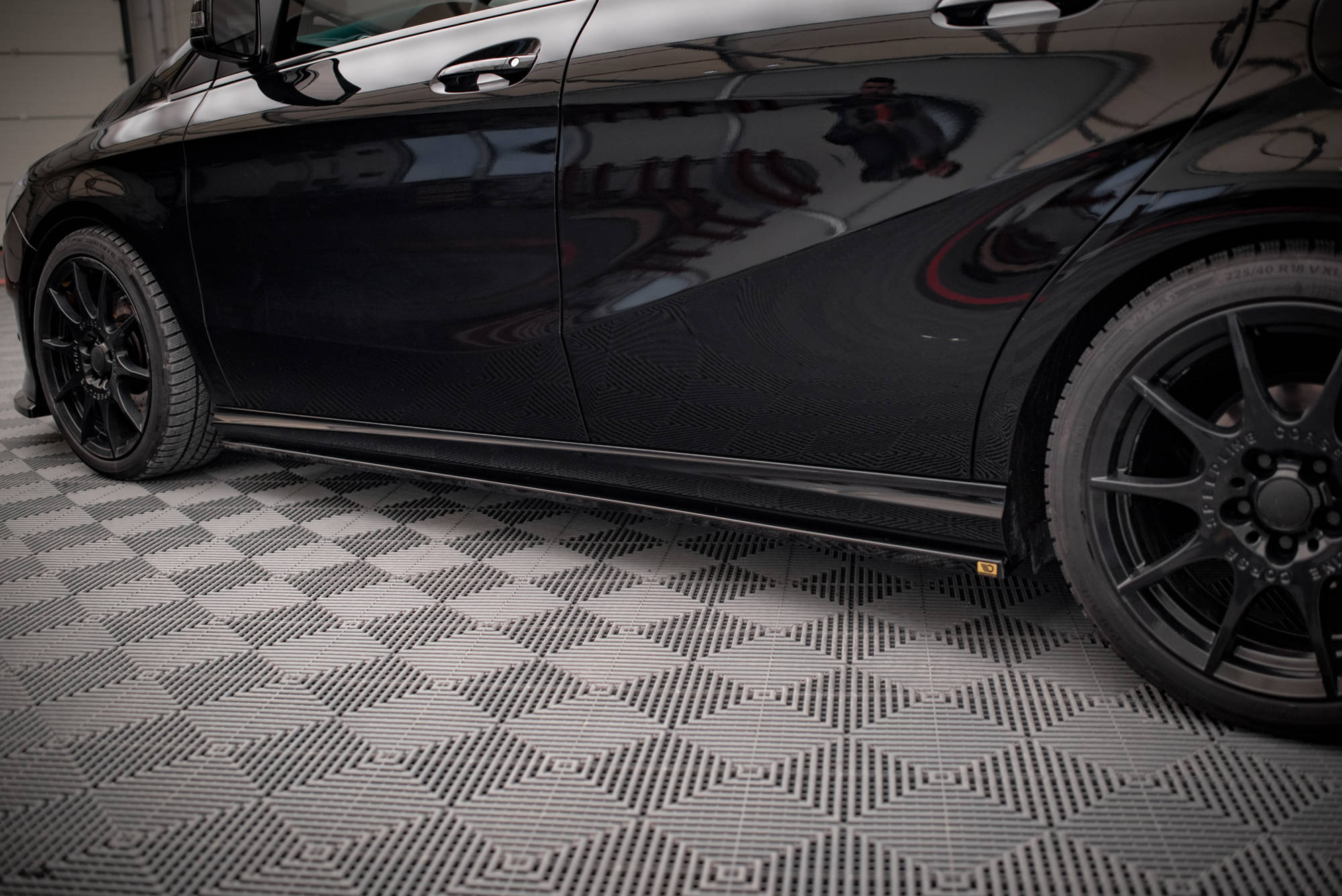 Side Skirts Diffusers Mercedes-Benz B W246 Facelift - Image 3