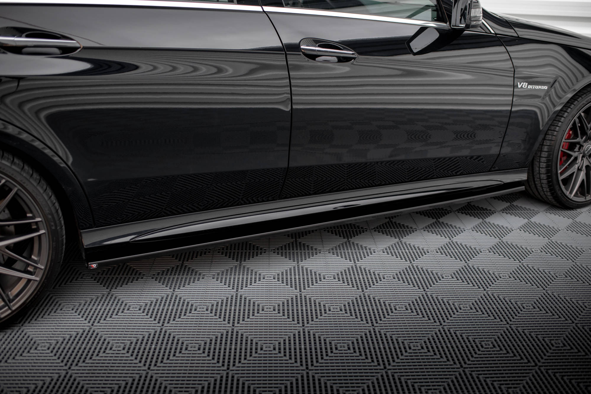 Side Skirts Diffusers Mercedes-Benz E63 AMG / AMG-Line Sedan W212 Facelift - Image 2
