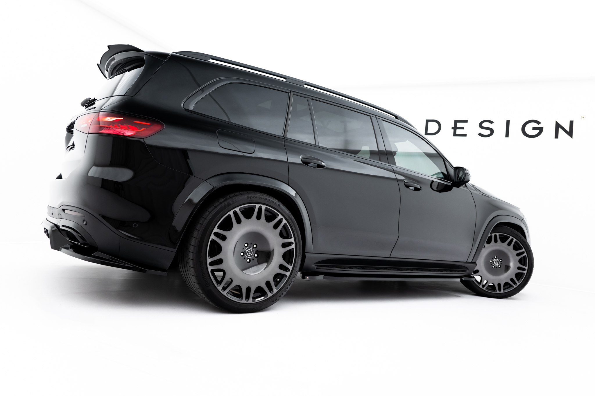 Side Skirts Diffusers Mercedes-Benz GLS AMG-Line X167 Facelift