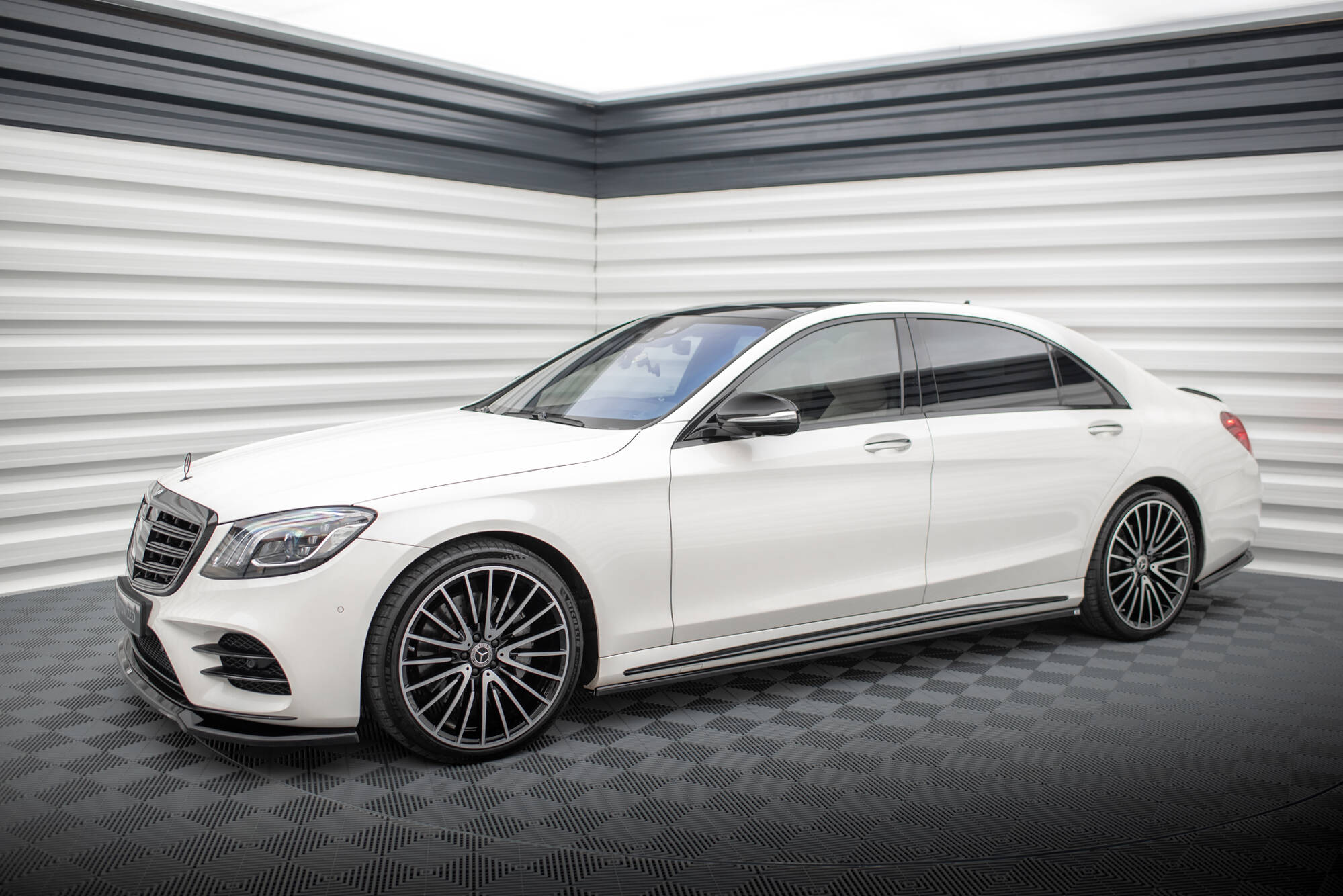 Side Skirts Diffusers Mercedes-Benz S Long AMG-Line W222 - Image 2