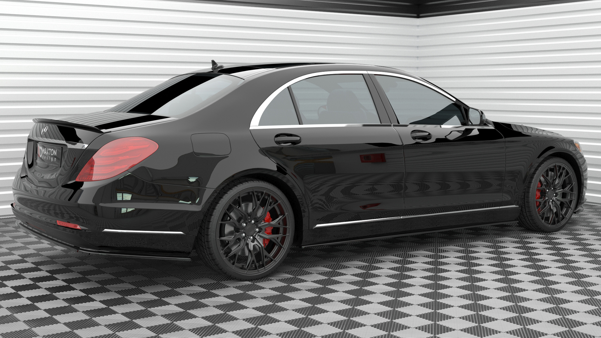 Side Skirts Diffusers Mercedes-Benz S Long W222 - Image 4