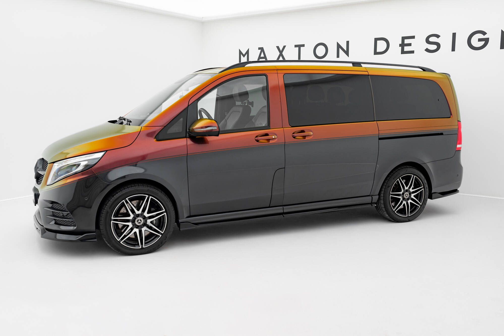 Side Skirts Diffusers Mercedes-Benz V-Class Long AMG-Line W447 - Image 2