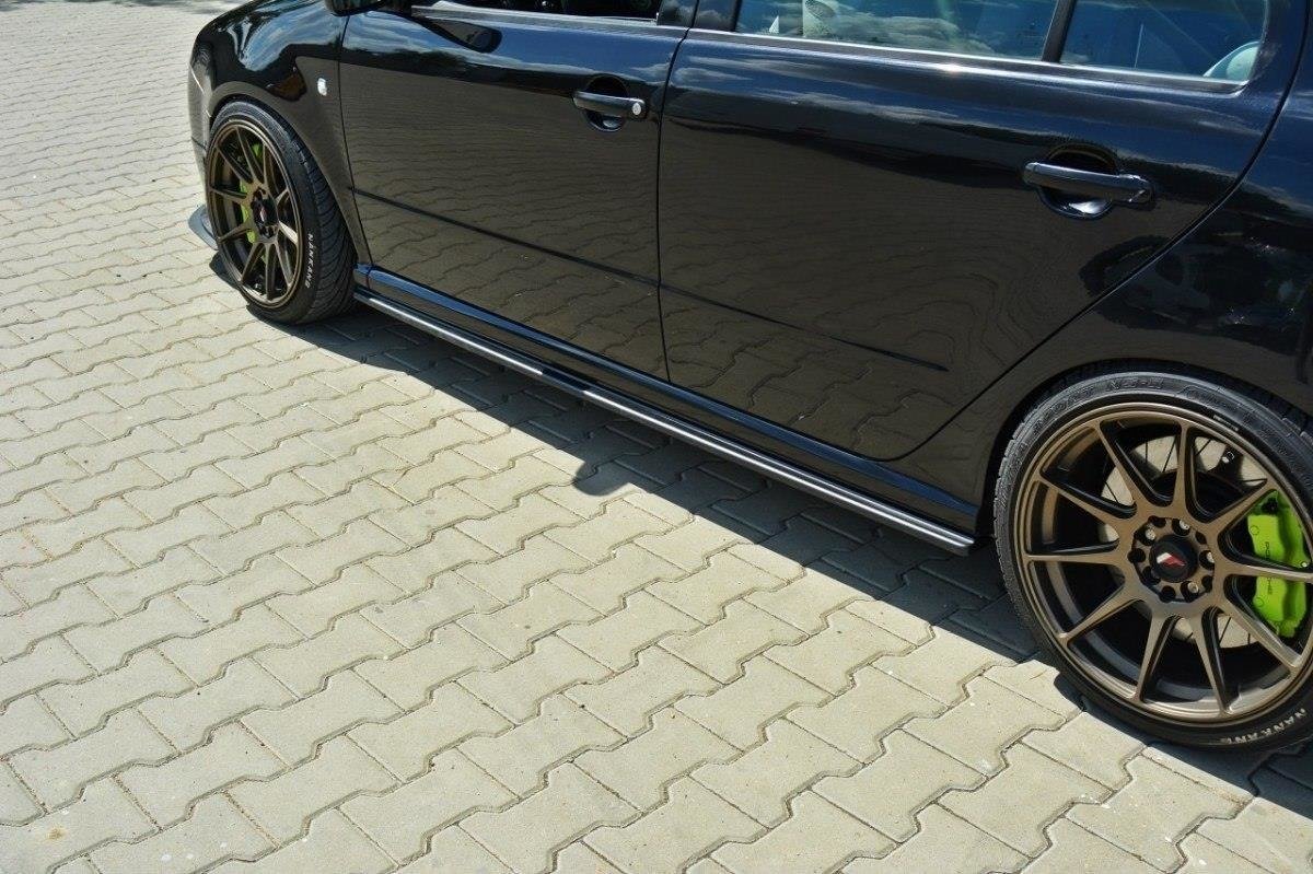 Side Skirts Diffusers Skoda Fabia RS Mk1 - Image 2