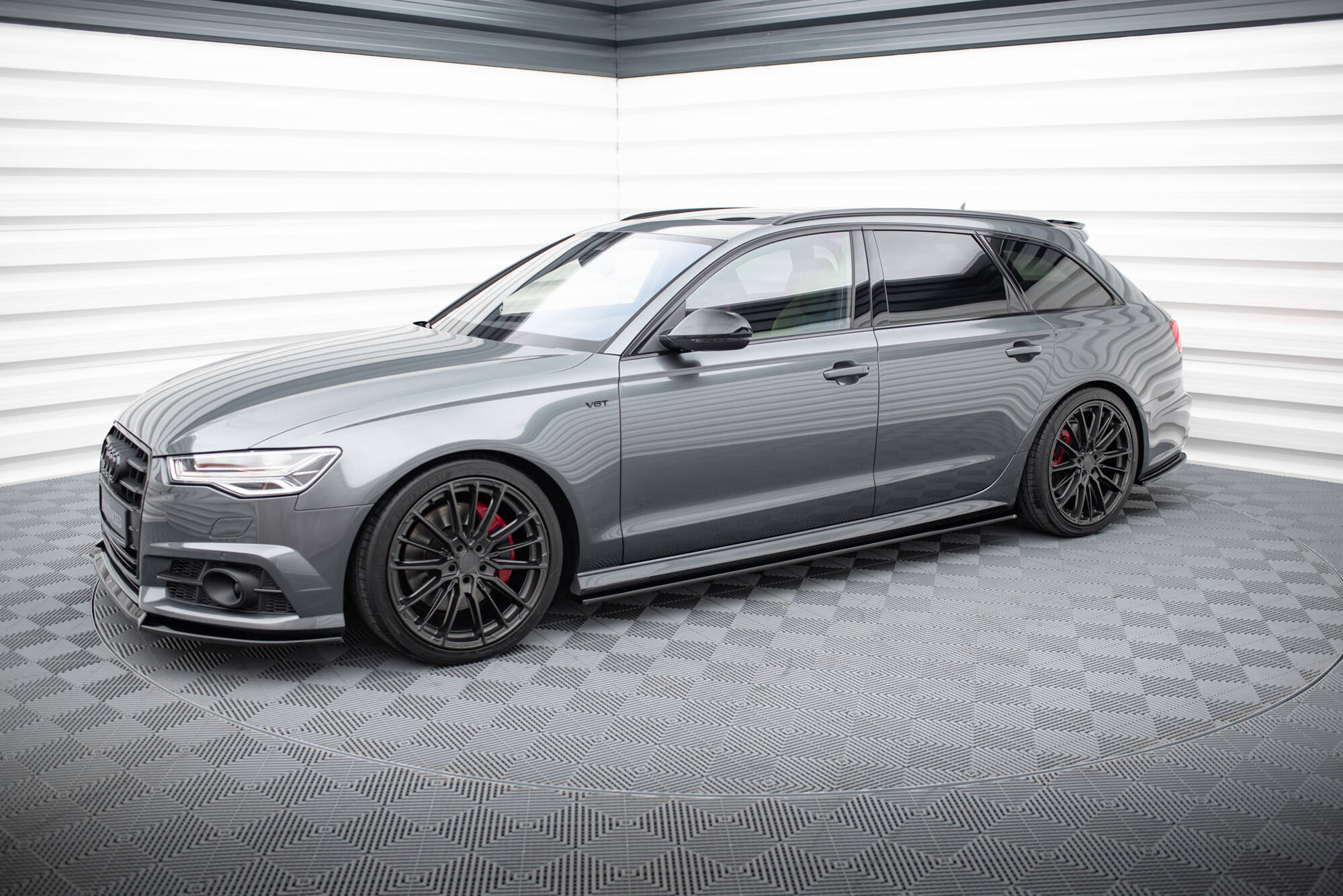 Side Skirts Diffusers V.1 Audi A6 / A6 C7 S-line/ S6 C7 Facelift - Image 2