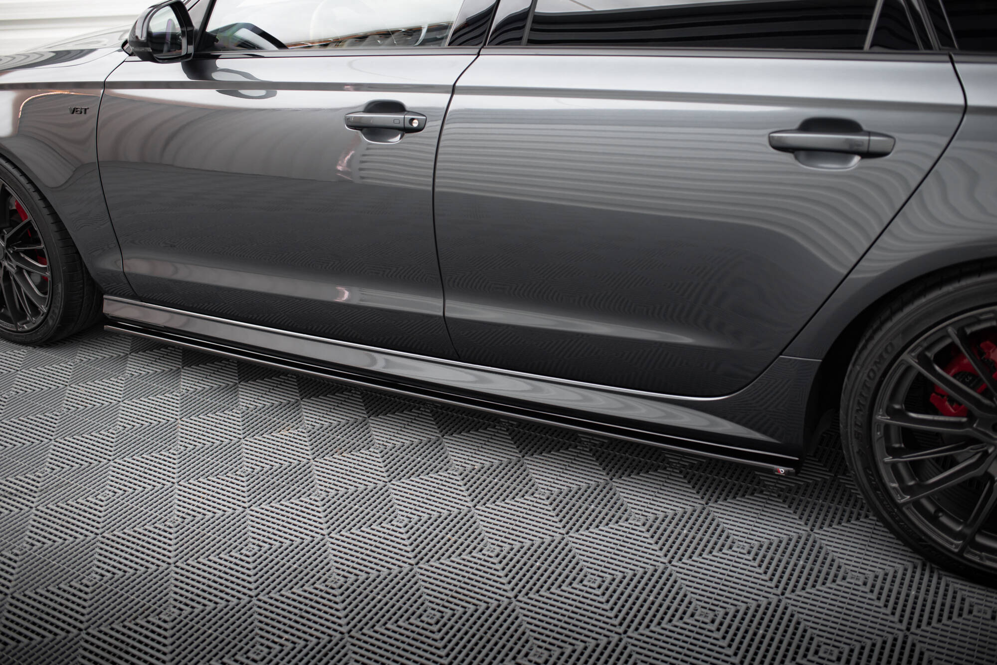 Side Skirts Diffusers V.1 Audi A6 / A6 C7 S-line/ S6 C7 Facelift - Image 3