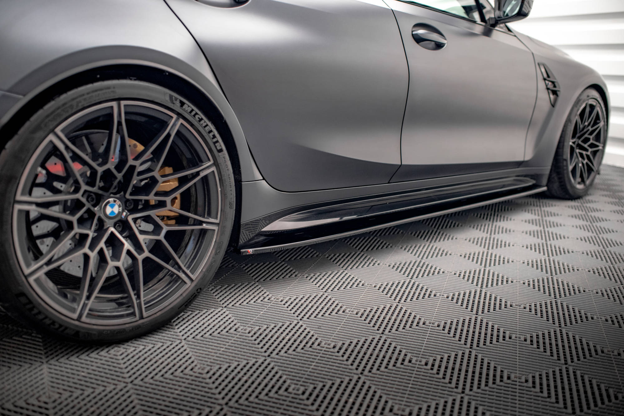 Side Skirts Diffusers V.1 BMW M3 Sedan / Touring G80 / G81 - Image 2