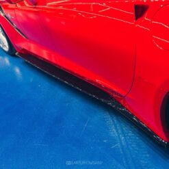 Alternative view of Side Skirts Diffusers V.1 Chevrolet Corvette Stingray C7