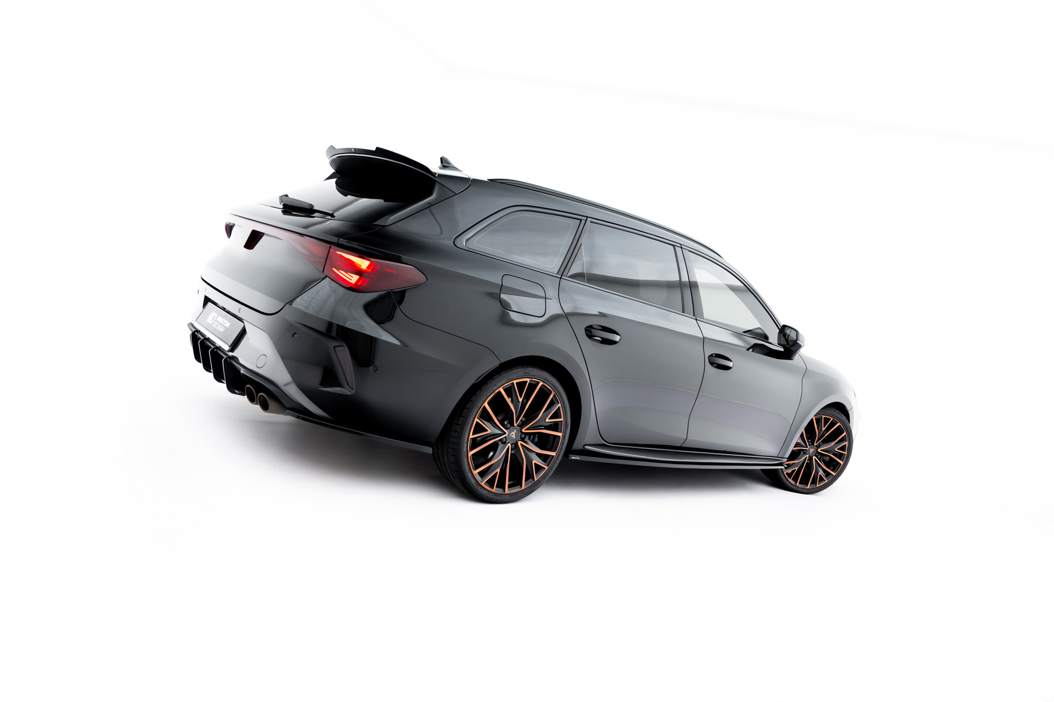 Side Skirts Diffusers V.1 Cupra Leon ST / Hatchback Aero Mk1 Facelift