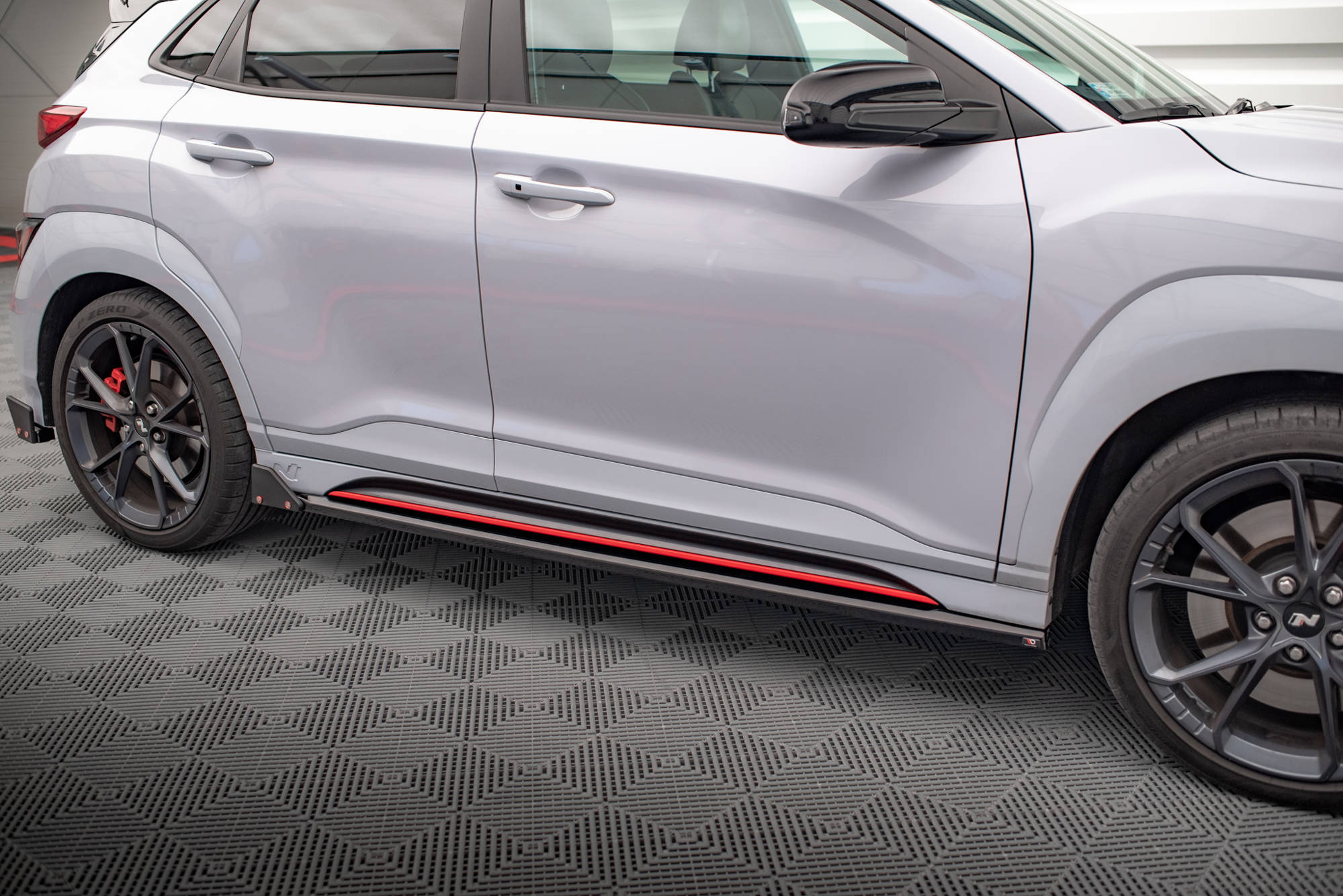 Side Skirts Diffusers V.1 + Flaps Hyundai Kona N Mk1 - Image 6