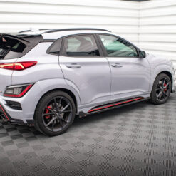 Alternative view of Side Skirts Diffusers V.1 + Flaps Hyundai Kona N Mk1