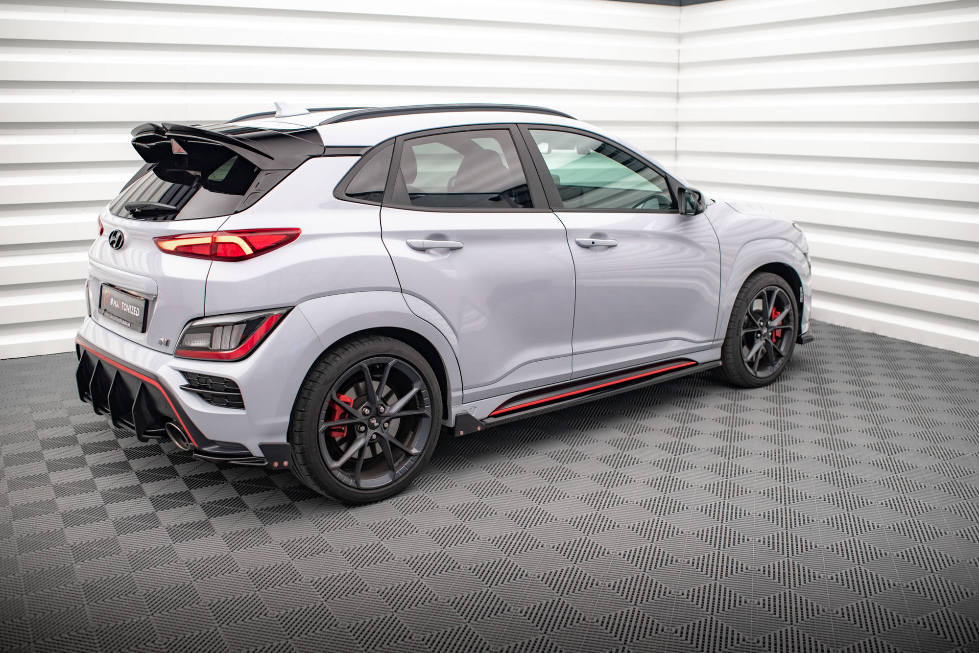 Side Skirts Diffusers V.1 + Flaps Hyundai Kona N Mk1 - Image 2