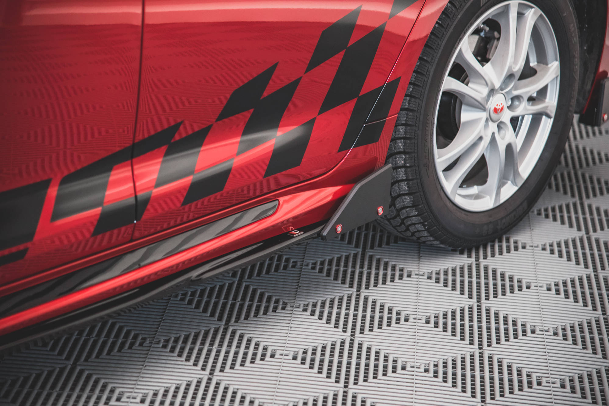 Side Skirts Diffusers V.1 + Flaps Toyota Corolla GR Sport Hatchback XII - Image 2