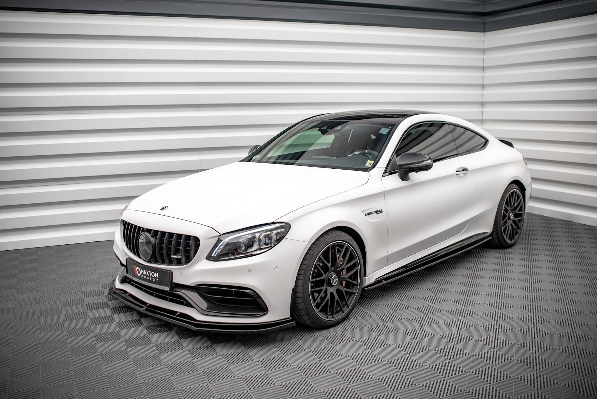 Side Skirts Diffusers V.1 Mercedes-AMG C 63AMG Coupe C205 Facelift - Image 2