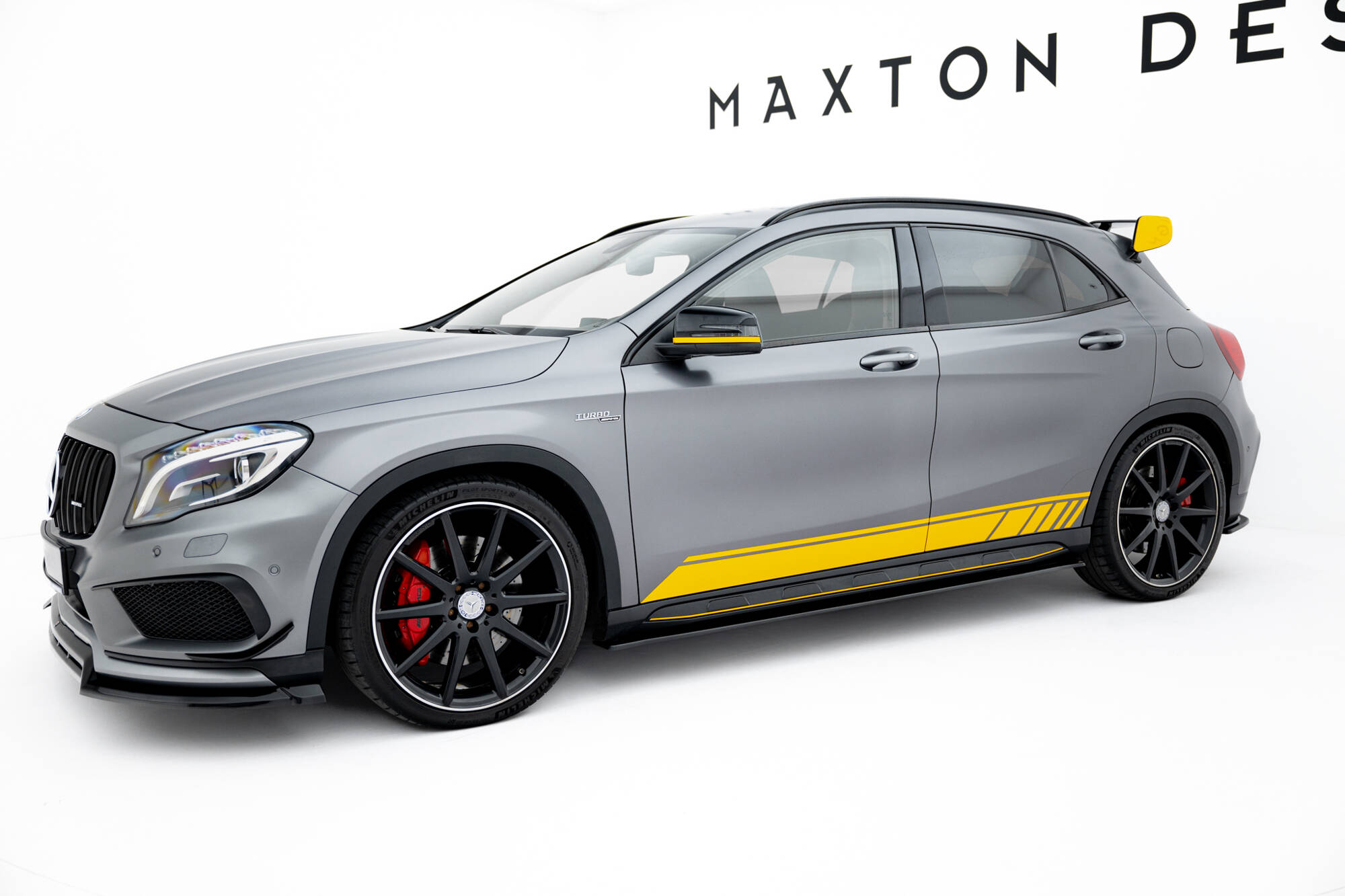 Side Skirts Diffusers V.1 Mercedes-Benz GLA 45 AMG - Image 2
