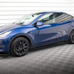 Alternative view of Side Skirts Diffusers V.1 Tesla Model Y