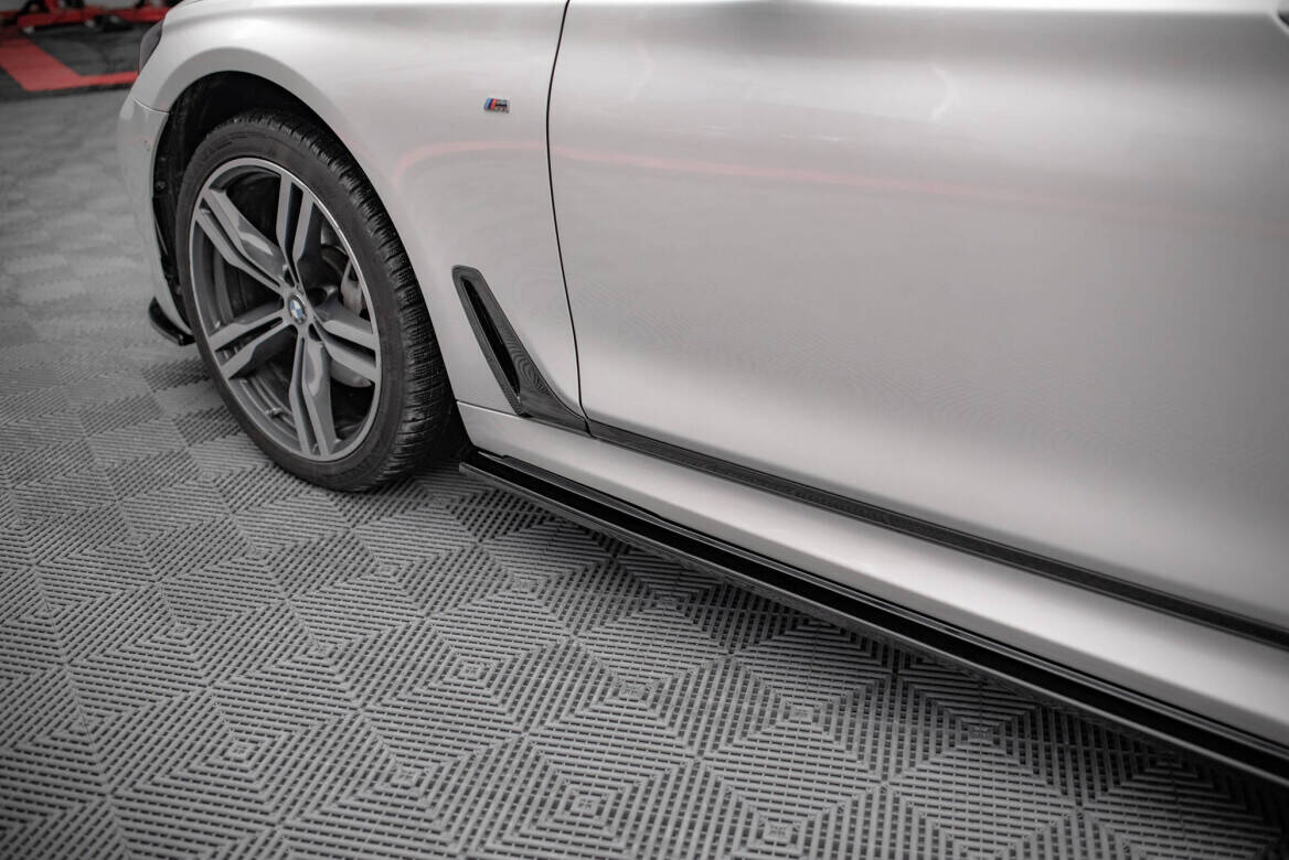 Side Skirts Diffusers V.1 for BMW 7 Long M-Pack G12 - Image 2