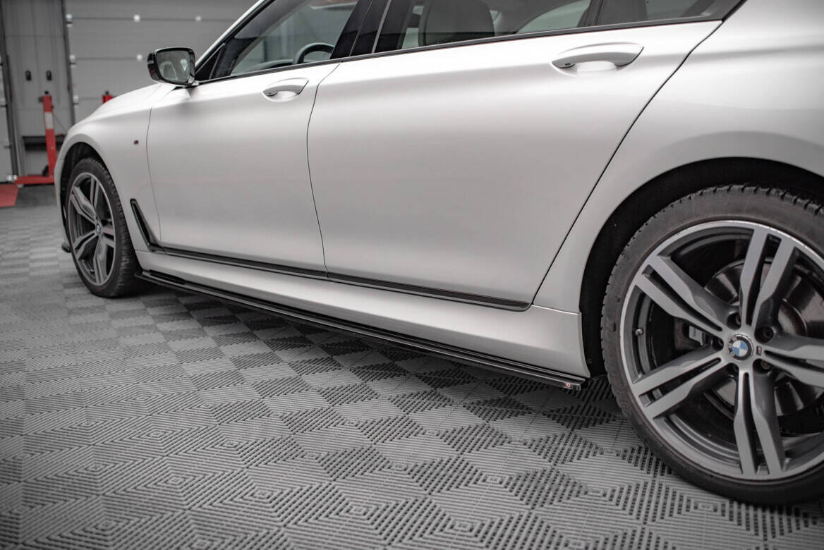 Side Skirts Diffusers V.1 for BMW 7 Long M-Pack G12 - Image 3