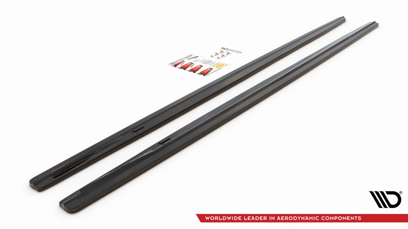 Side Skirts Diffusers V.1 for BMW 7 Long M-Pack G12 - Image 5