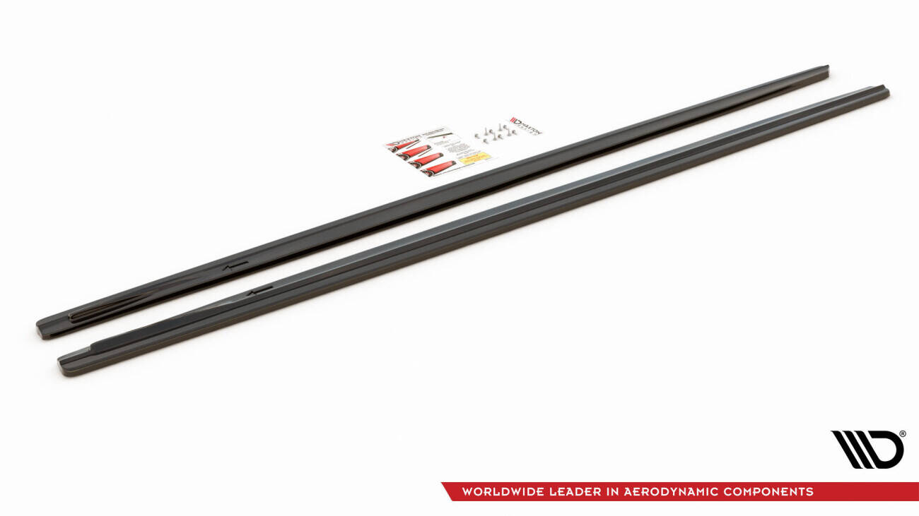 Side Skirts Diffusers V.1 for BMW 7 Long M-Pack G12 - Image 6